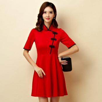 Qipao Sexy de Talla Grande para Mujer