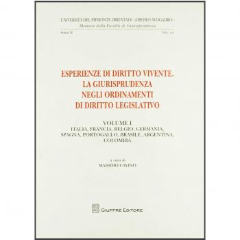 Esperienze diritto vivente: Vol. 1