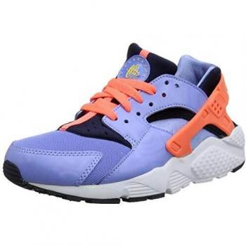 Nike Huarache Run Gs 654280-402 Youth Sneakers in Azul / Amarillo / Black Colorway