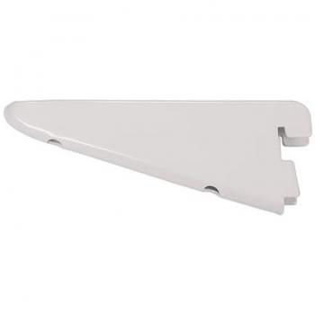 Twin Slot White Shelf Bracket – 120 mm (Timco 712159)