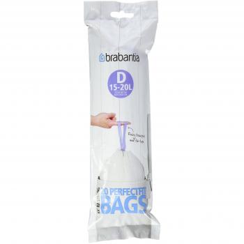 Brabantia D Perfect Fit Bin Liners 15-20L Pack of 20