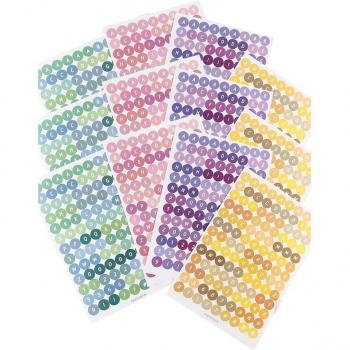 Pegatinas de Letras y Números para Scrapbooking y Manualidades