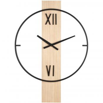 EGLO Yamatsuri Black Steel Wall Clock