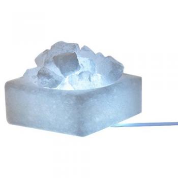 Wagner Life Small LED Salt Crystal Dish