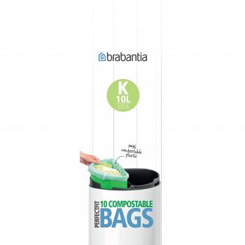 Sacs Poubelle Compostables Brabantia 10 L