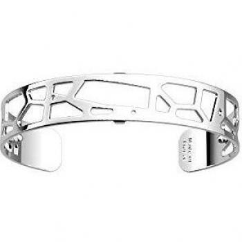 Bracelet Girafe Argenté Cuir 14mm Les Georgettes