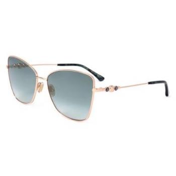 Gafas de Sol Jimmy Choo TESOS DDBEZ, color Gold Copper, tamaño ø 59 mm, para Mujer