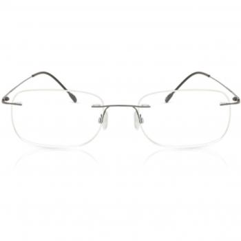 Square Rimless Titanium Men's Prescription Glasses