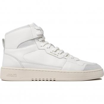 White/Gray Axel Arigato Men's Hi-Top Ace Sneakers – Size 10UK
