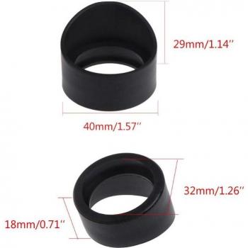 Protector de Visor Goma 34mm para Microscopios Estéreos