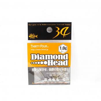 Jigkop 1,0 gram met Diamanten Afwerking