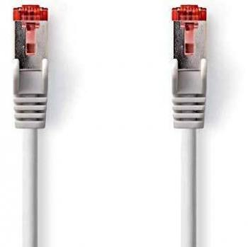 CAT6 S/FTP 0,25 m Netwerkkabel Grijs