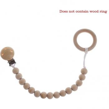 Beißring Clip aus natürlichem Holz