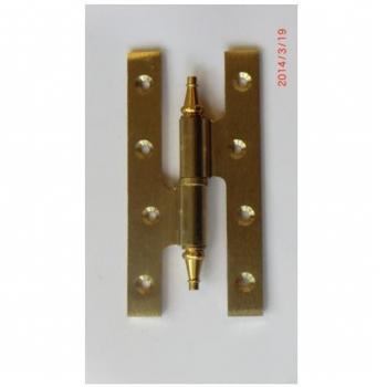 Pernio de Latón 304 Pala Cuadrada 120x60mm Izquierda