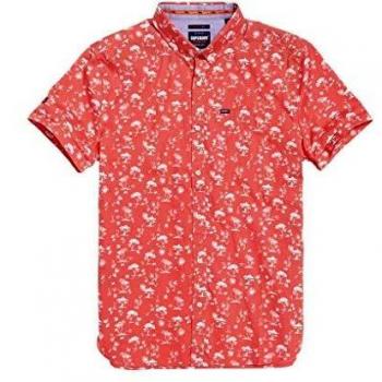 Superdry Shoreditch Akio Coral Manica Corta Grande