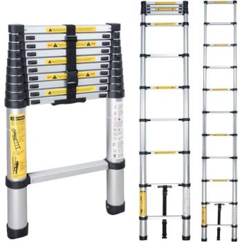 Altezza Regolabile 4,7 m – Scala Telescopica Multifunzione