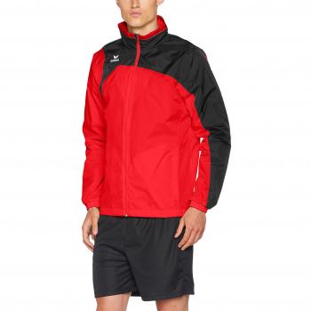 Allwetter-Herrenjacke erima Club 1900 2.0 – M, rot/schwarz (SKU 1050701)