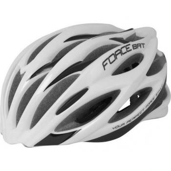 Force BAT bílá-černá cyklistická ochrana hlavy