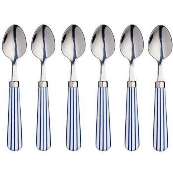 KitchenCraft Coloured Stainless Steel Teaspoons, 15.5 cm