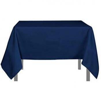 Nappe anti-tâches carrée 180x180 cm ALIX marine