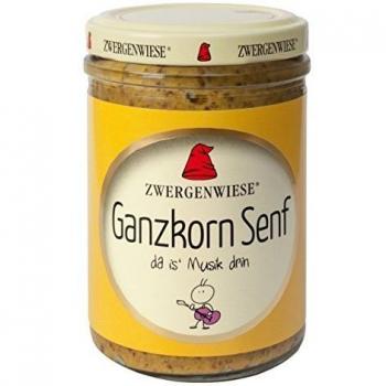 Zwergenwiese Bio Senf, ganzkörnig, 160 ml