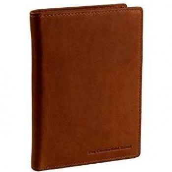 Leder‑Wallet „Cognac Owen“ mit RFID‑Abschirmung – Chesterfield