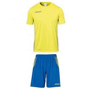 UHLSPORT Men's 2XL Score Set – Lime Yellow & Azure Blue