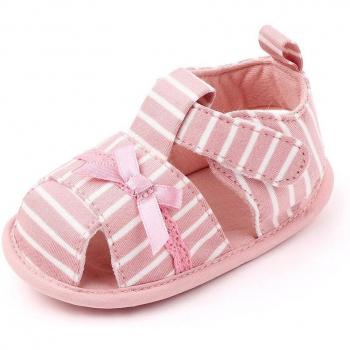 Chaussures d'été pour bébés filles à rayures