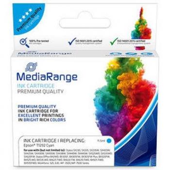 MediaRange MRET129C Cyan Cartridge für Epson T1292 (C) – 1 Stück – Chip