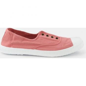Victoria 1915 Women's Slip-On Canvas Sneakers with Elastic and Rubber Toe
