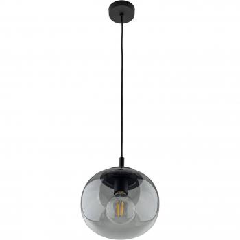 Lampada a sospensione in vetro grigio grafite Vibe, Ø 20 cm