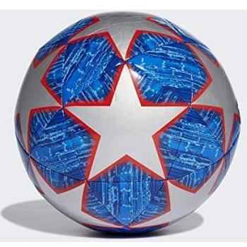 Adidas Fußball UCL Finale Madrid 2019 Captain – Silbergold, Bold Blue, Light Blue Edition