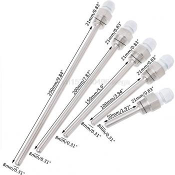 Thermowell Stainless Steel 50-250mm with 1/2 NPT Threads for Temperature Sensors J04