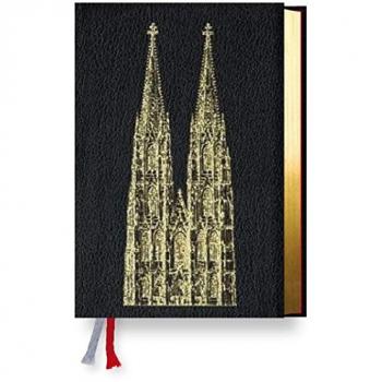 Gotteslob Erzbistum Köln. Rindleder schwarz, Goldschnitt, Domprägung