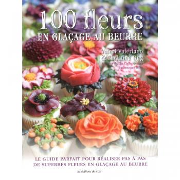 100 fleurs en glacage au beurre