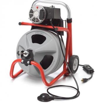 RIDGID K-400 Drum Machine with C-32 IW Solid Core Cable