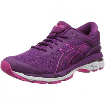 Asics Gel-Kayano 24, Zapatillas de Running Mujer, Morado (Prune / Pink Glow / White), 41.5 EU