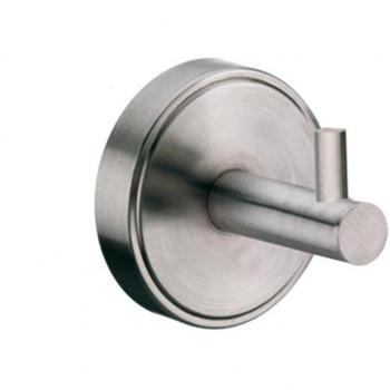 Silberer Wandhaken Kela 21584 – Edelstahl 18/10, Ø 6,5 cm, Marbea‑Finish