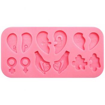 Molde de Silicona para Decoración de Galletas y Hielo