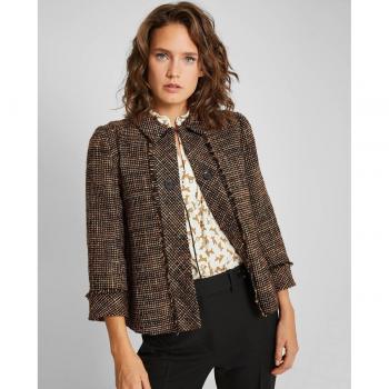 Mujer Trucco Blazer Jacquard – Manga 3/4, Enganche Superior