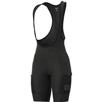 Ale Stones Black Cargo Bib Shorts for Women