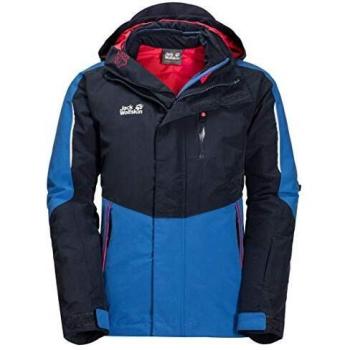 Jack Wolfskin K Crosswind 3in1 Jacke für Jungen Nachtblau
