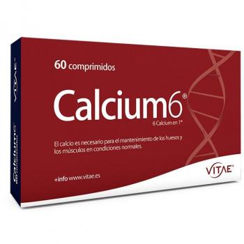 Complemento Alimenticio Calcio 6 Vitae (60 Comprimidos)