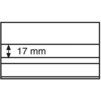 Einsteckkarten PVC Standard 148x85 mm, Deckblatt & klare Streifen, Schwachkarton‑Verpackung, 100 Stück