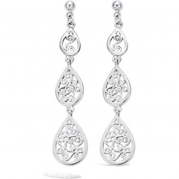 Elegant Choreography Silver Earrings