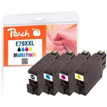 Peach Tinten-Kombi für Epson 79XXL: Schwarz, Cyan, Magenta, Gelb
