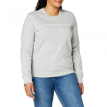 Sudadera para Mujer Calvin Klein Jeans Core Logo Cn, Gris