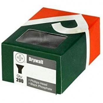 Black Phosphate Drywall Screw 3.5x45mm Box 200