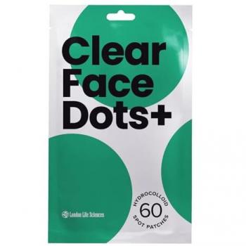 LLS London 60 Pack Hydrocolloid Spot Patches – Invisible, Thin & Fast Acting (Clear)