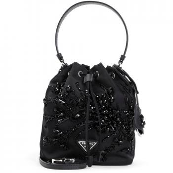 Prada Re‑Nylon Bucket Bag, One Size, Black – F0002